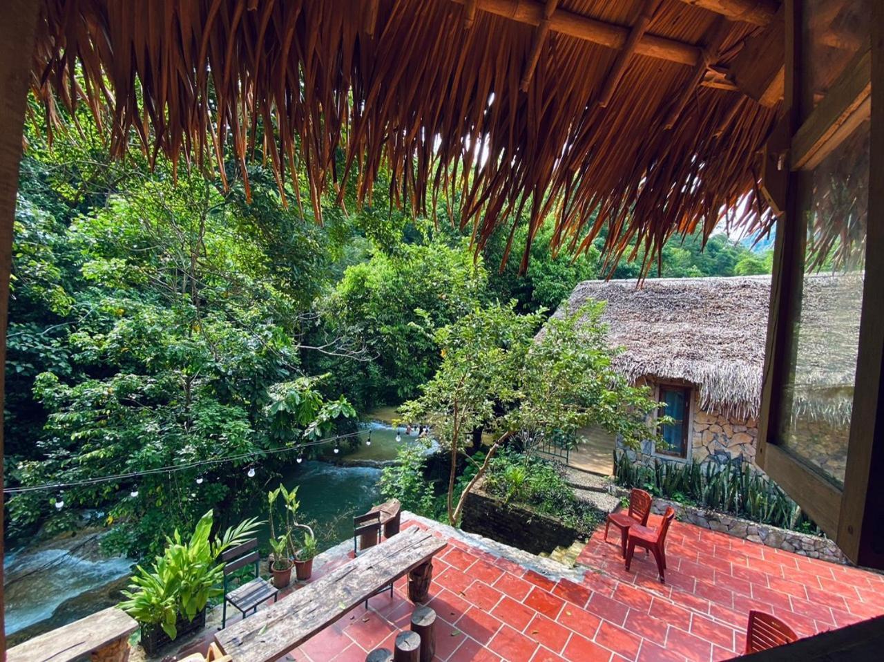 Lepont Mu Waterfall Bungalow Hòa Bình Exterior foto
