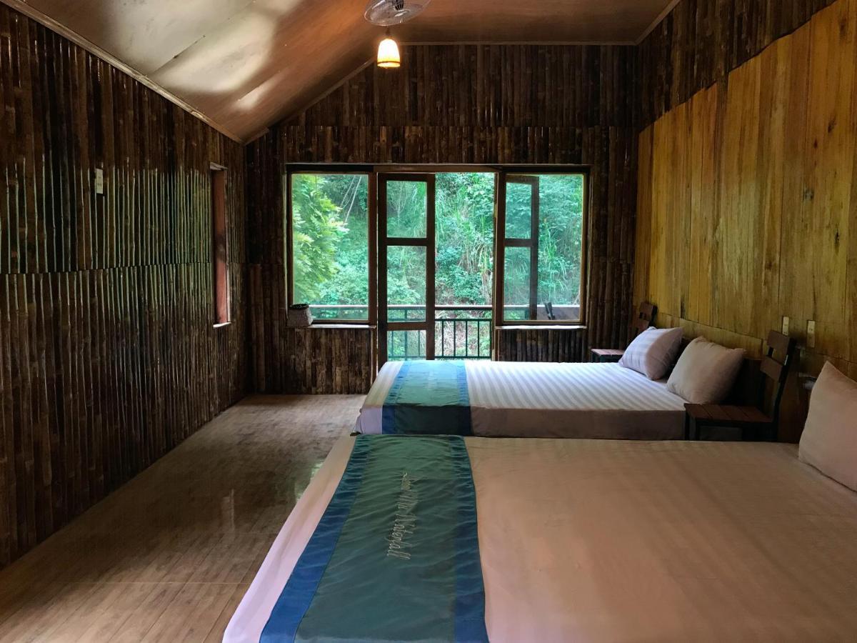 Lepont Mu Waterfall Bungalow Hòa Bình Exterior foto