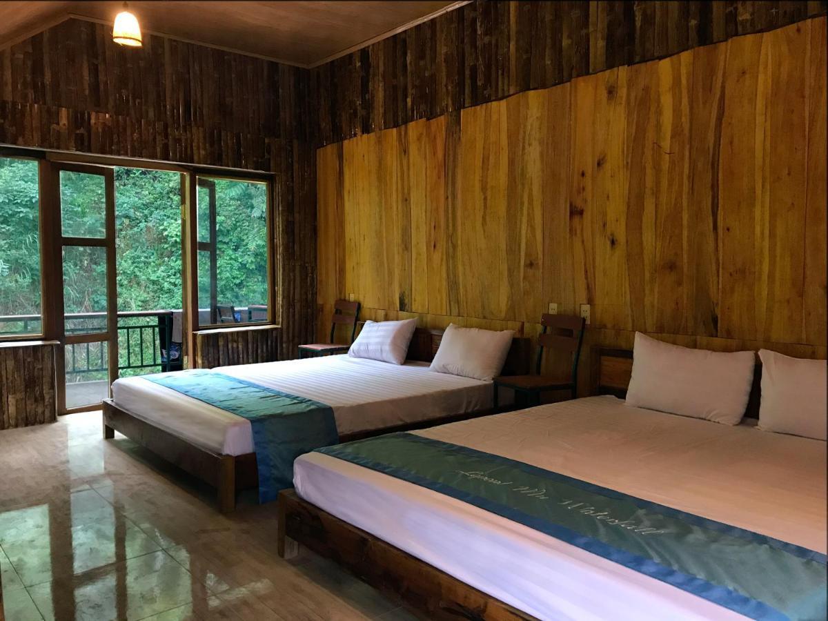 Lepont Mu Waterfall Bungalow Hòa Bình Exterior foto
